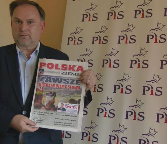 WYCHODZĄ DO MIESZKAŃCÓW WSI – ROZPROWADZAJĄ „POLSKĄ ZIEMIĘ”