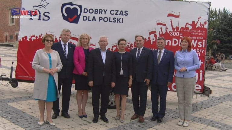 SPOTYKAJĄ SIĘ Z WYBORCAMI – PRAWO I SPRAWIEDLIWOŚĆ W SANDOMIERZU