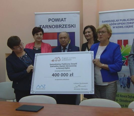 POZYSKAJĄ NOWY AMBULANS – DOTACJA DLA SZPITALA POWIATOWEGO W NOWEJ DĘBIE