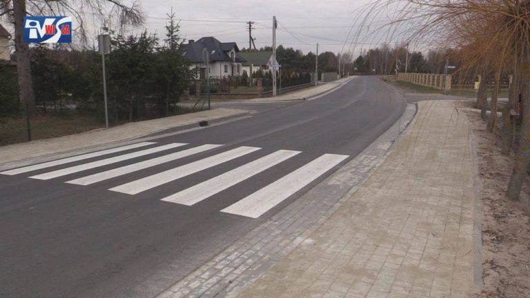 W MARKACH ESTETYCZNIE I BEZPIECZNIE – DROGA POWIATOWA ZMODERNIZOWANA