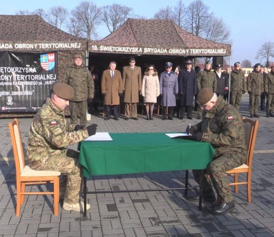 ZMIANA WARTY W SANDOMIERZU – NOWY DOWÓDCA TERYTORIALSÓW