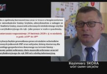 ŚRODKI OCHRONY DLA MIESZKAŃCÓW – KOMUNIKAT WÓJTA GMINY GRĘBÓW