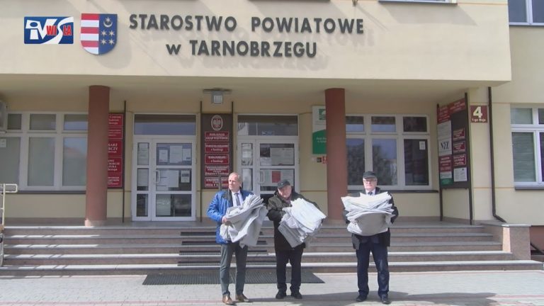 POMAGAJĄ SZYJĄC MASECZKI – MOBILIZACJA W POWIECIE TARNOBRZESKIM