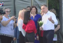 WIZYTACJA WAŁÓW PRZECIWPOWODZIOWYCH – ANDRZEJ DUDA WE WRZAWACH