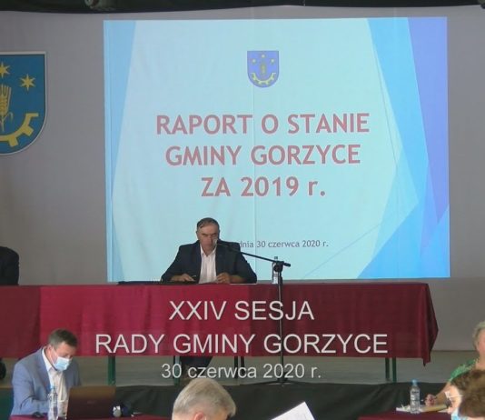 XXIV SESJA RADY GMINY W GORZYCACH – 30 CZERWCA 2020
