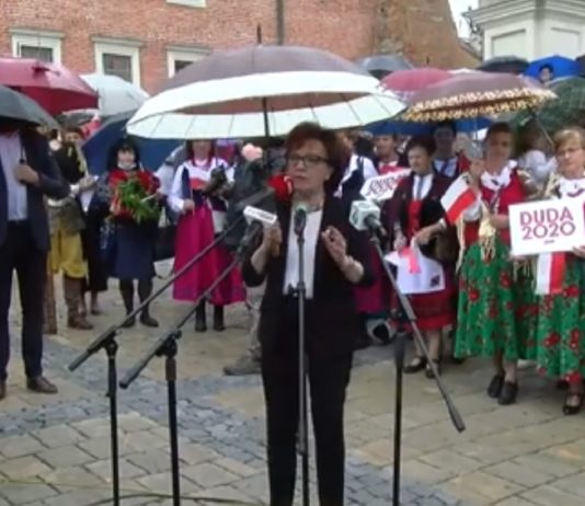 WYBORCZA WIZYTA MARSZAŁEK SEJMU – ELŻBIETA WITEK W SANDOMIERZU