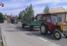 DOŻYNKI INNE NIŻ DOTYCHCZAS – BARWNY ORSZAK NA ULICACH GMINY GRĘBÓW