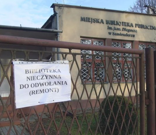 W SANDOMIERZU INWESTUJĄ – RUSZYŁA PRZEBUDOWA MIEJSKIEJ BIBLIOTEKI