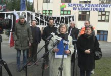 STOP SEGREGACJI SANITARNEJ – W NOWEJ DĘBIE ZAPROTESTOWALI