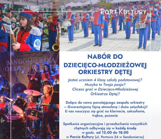 SCK – Otwieramy nabór do nowo powstającej Dziecięco-Młodzieżowej Orkiestry Dętej!