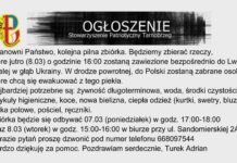 UWAGA! OGŁOSZENIE – KOLEJNA PILNA ZBIÓRKA DLA UKRAINY