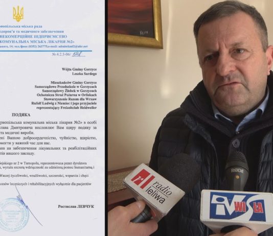 GORZYCE SOLIDARNE Z UKRAINĄ – POMOC DLA SZPITALA W TARNOPOLU