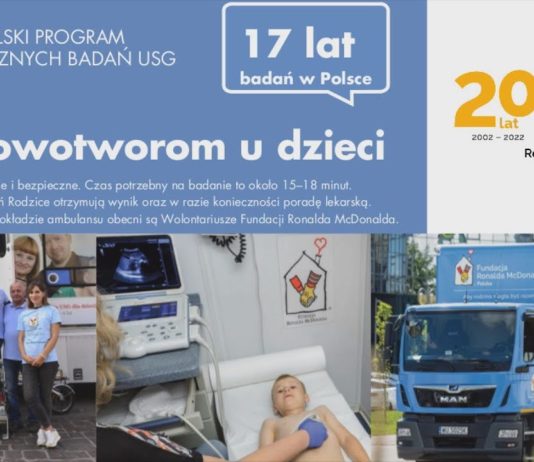 „NIE” NOWOTWOROM U DZIECI – BEZPŁATNE BADANIA W SANDOMIERZU