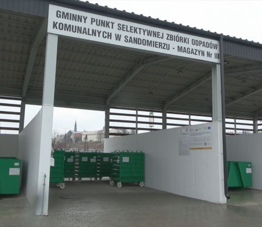 SANDOMIERZ: UROCZYSTE OTWARCIE NOWEGO PUNKTU SELEKTYWNEJ ZBIÓRKI ODPADÓW KOMUNALNYCH