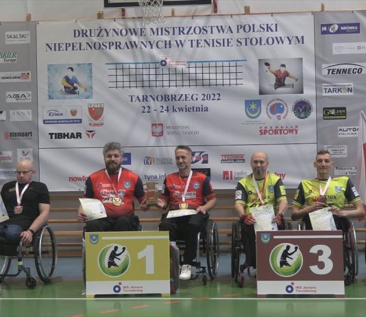 TARNOBRZEG GOSPODARZEM MISTRZOSTW – RYWALIZACJA NIEPEŁNOSPRAWNYCH TENISISTÓW STOŁOWYCH