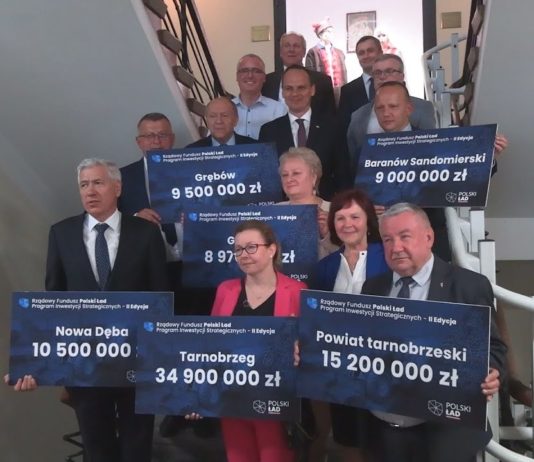 WAŻNE INWESTYCJE W POWIECIE TARNOBRZESKIM – SAMORZĄDOWCY POZYSKALI DOFINANSOWANIE