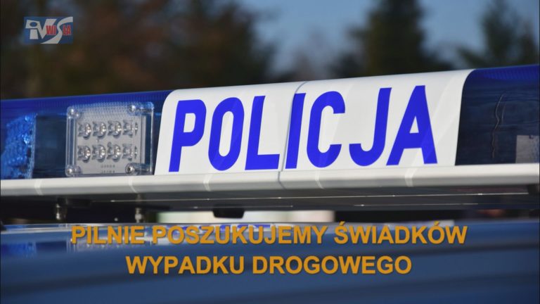 PODKARPACKA POLICJA – Pilnie poszukujemy świadków wypadku drogowego