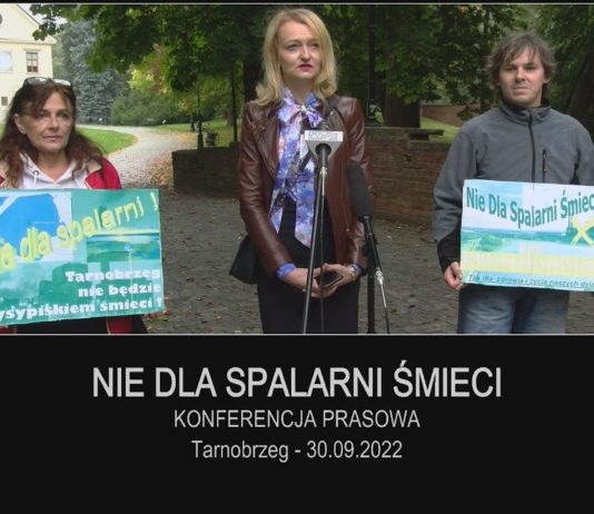 NIE CHCĄ SPALARNI ŚMIECI – W TARNOBRZEGU PROTESTOWALI PRZECIWKO INWESTYCJI