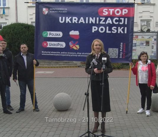 „STOP UKRAINIZACJI POLSKI” – KONFEDERACJA KRYTYKUJE POLSKIE WŁADZE
