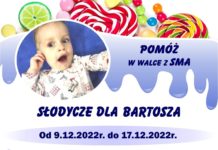 Organizujemy akcję pt. ” Słodycze dla Bartosza „