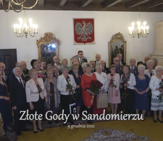 MAŁŻONKOWIE ŚWIĘTOWALI JUBILEUSZE – ZŁOTE GODY W SANDOMIERZU