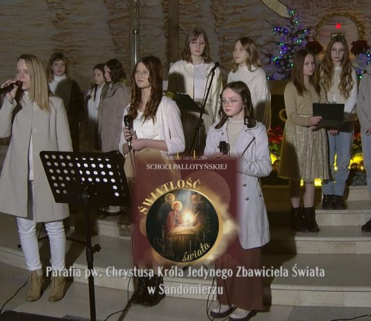 KONCERT ŚWIĄTECZNY SCHOLI PALLOTYŃSKIEJ – ŚWIATŁOŚĆ ŚWIATA