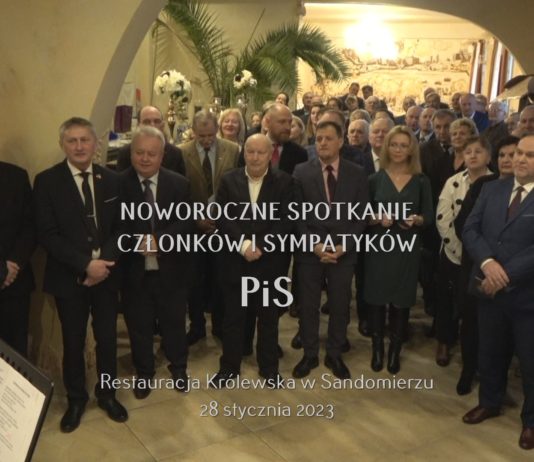 NOWOROCZNE SPOTKANIE CZŁONKÓW I SYMPATYKÓW PiS W SANDOMIERZU