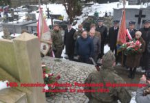 W HOŁDZIE POWSTAŃCOM STYCZNIOWYM – UROCZYSTOŚCI W ZAWICHOŚCIE