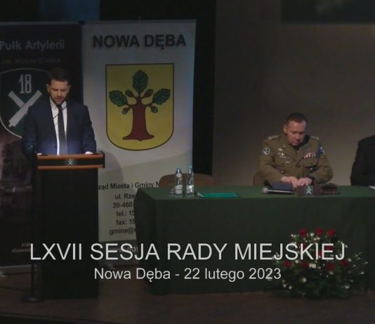 O WOJSKU W NOWEJ DĘBIE – NADZWYCZAJNA SESJA RADY MIEJSKIEJ