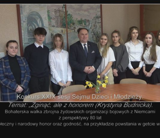 UKAZUJĄ LOSY SANDOMIERSKICH ŻYDÓW – UCZNIOWIE TWORZĄ NIEZWYKŁE PROJEKTY