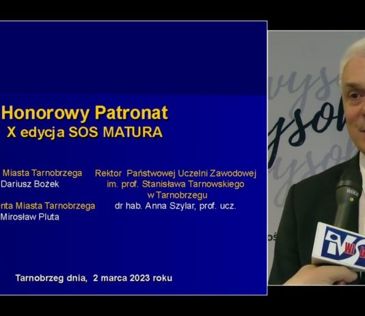 BEZPŁATNE WYKŁADY I ĆWICZENIA – X EDYCJA „SOS MATURA” W TARNOBRZEGU