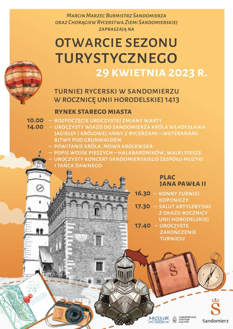 OTWARCIE SEZONU TURYSTYCZNEGO W SANDOMIERZU
