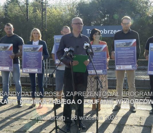 KANDYDAT NA POSŁA ZAPREZENTOWAŁ PROGRAM – KAMIL KALINKA ZABIEGA O ZAUFANIE WYBORCÓW