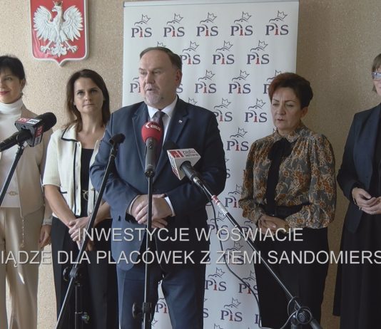 INWESTYCJE W OŚWIACIE – PIENIĄDZE DLA PLACÓWEK Z ZIEMI SANDOMIERSKIEJ