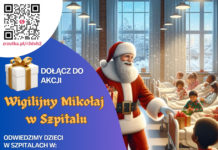 “Wigilijny Mikołaj w Szpitalu”: Świąteczna Radość dla Dzieci w Szpitalach