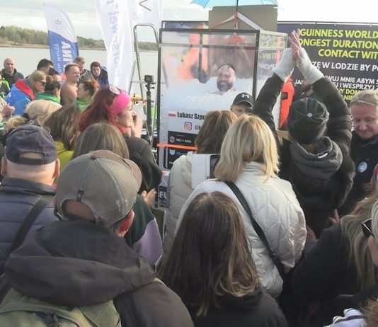 KRÓL LODU Z TARNOBRZEGA – ŁUKASZ SZPUNAR POBIŁ REKORD GUINNESSA