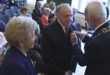 MAŁŻONKOWIE ODEBRALI MEDALE – ZŁOTE GODY W ZAMKU TARNOWSKICH