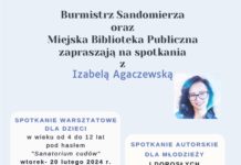 MBP W SANDOMIERZU – Spotkanie dla dzieci z Izabelą Agaczewską.
