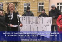 SYTUACJA WOJEWÓDZKIEGO SZPITALA W TARNOBRZEGU – KONFERENCJA PRASOWA SPOŁECZNEGO KOMITETU