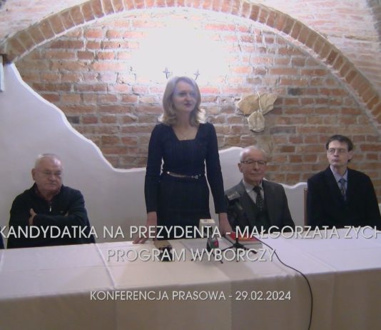KANDYDATKA NA PREZYDENTA MAŁGORZATA ZYCH – PROGRAM WYBORCZY