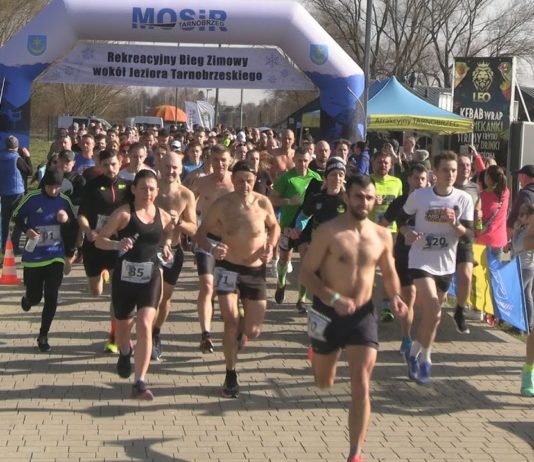 POBIEGLI WOKÓŁ JEZIORA – REKORDOWA EDYCJA BIEGU ZIMOWEGO W TARNOBRZEGU