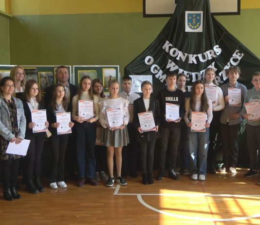 POZNAJĄ SWOJĄ MAŁĄ OJCZYZNĘ – KONKURS WIEDZY O GMINIE GORZYCE