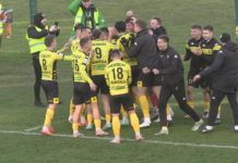 WIELKIE EMOCJE W TARNOBRZEGU – PIŁKARZE SIARKI WYGRALI W DOLICZONYM CZASIE GRY!