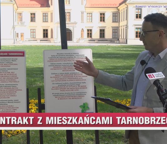 KWW ŁUKASZA NOWAKA – ŁUKASZ NOWAK, KONTRAKT Z MIESZKAŃCAMI TARNOBRZEGA