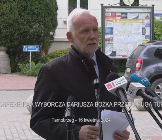 KAMPANIA WYBORCZA W TARNOBRZEGU – DARIUSZ BOŻEK ODPOWIADA KONTRKANDYDATOWI