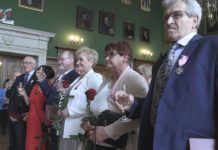 OBCHODZILI JUBILEUSZE MAŁŻEŃSKIE – ZŁOTE GODY W ZAMKU TARNOWSKICH