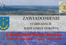 LIVE – II Sesja Rady Gminy Gorzyce – 29 maja 2024 godz. 12:00 – LIVE