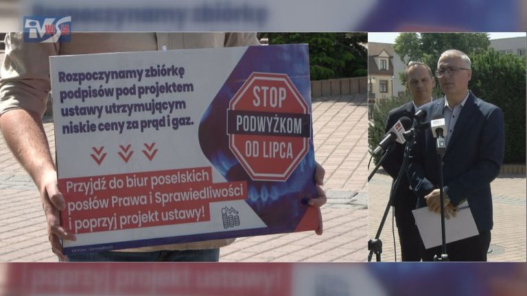 STOP PODWYŻKOM OD LIPCA – W TARNOBRZEGU RUSZYŁA ZBIÓRKA PODPISÓW