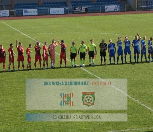 NIEUDANY MECZ PIŁKARZY WISŁY SANDOMIERZ – ZDECYDOWANE ZWYCIĘSTWO GKS RUDKI