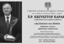 Z GŁĘBOKIM ŻALEM INFORMUJEMY – ZMARŁ ŚP. KRZYSZTOF KAPAŁA